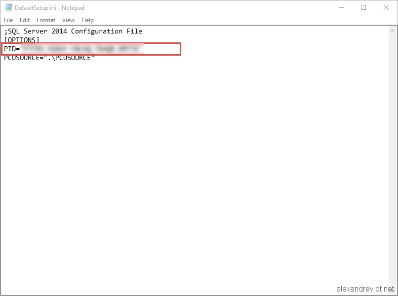 change product key sql server 2016